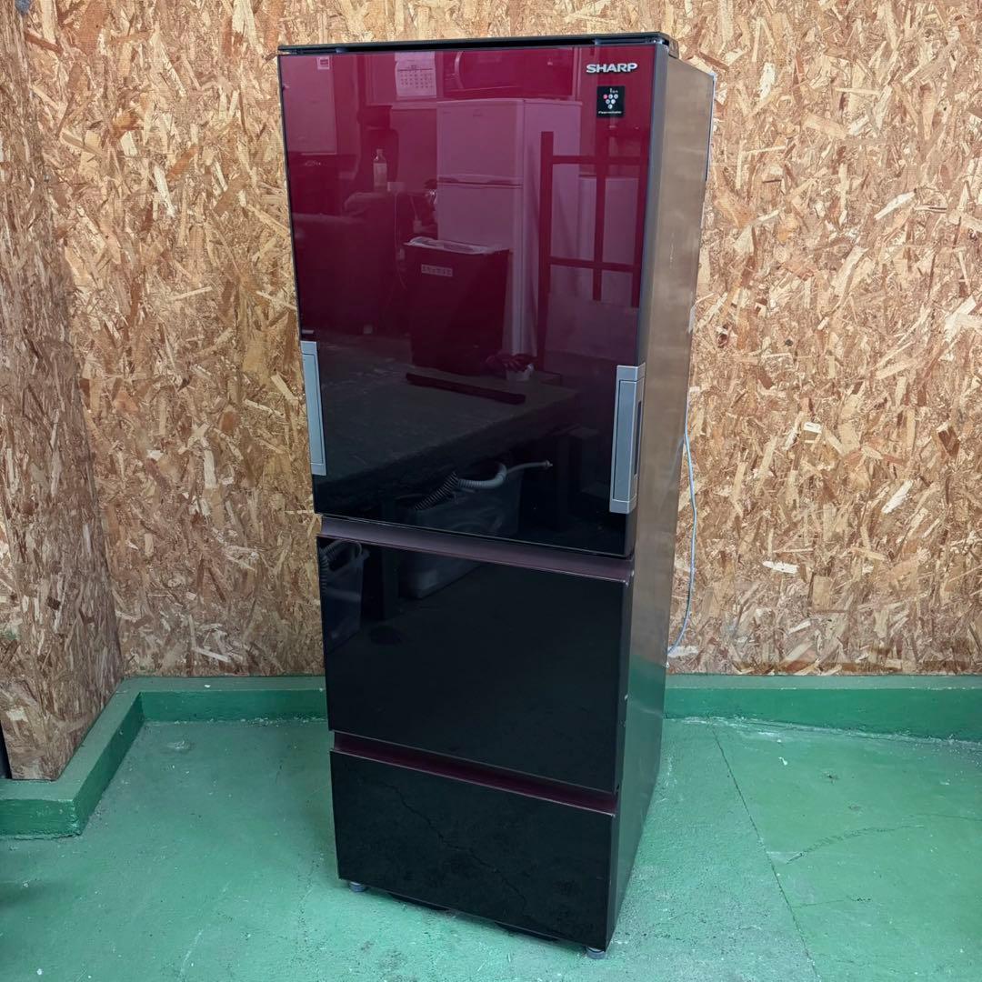 314 希少カラ　冷蔵庫　大型　300L〜400L どっちもドア　右開き　左開き