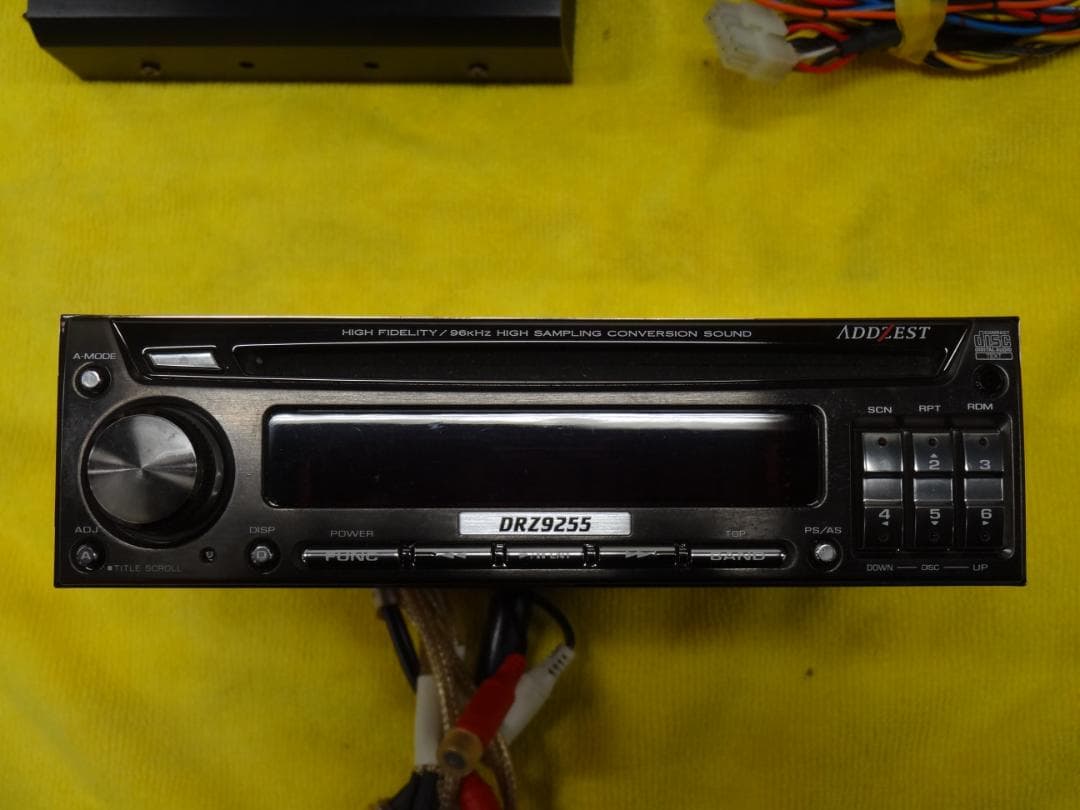 実動！美品！ADDZEST DRZ29255 ヘッドユニット　動作確認済み