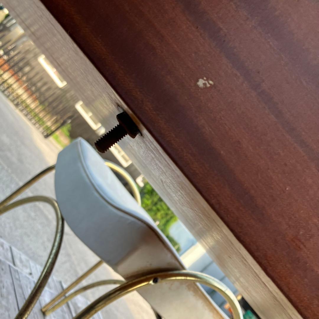 フランス家具 三面鏡 木製ドレッサー スツールセット 鏡台 引き出し収納 古家具