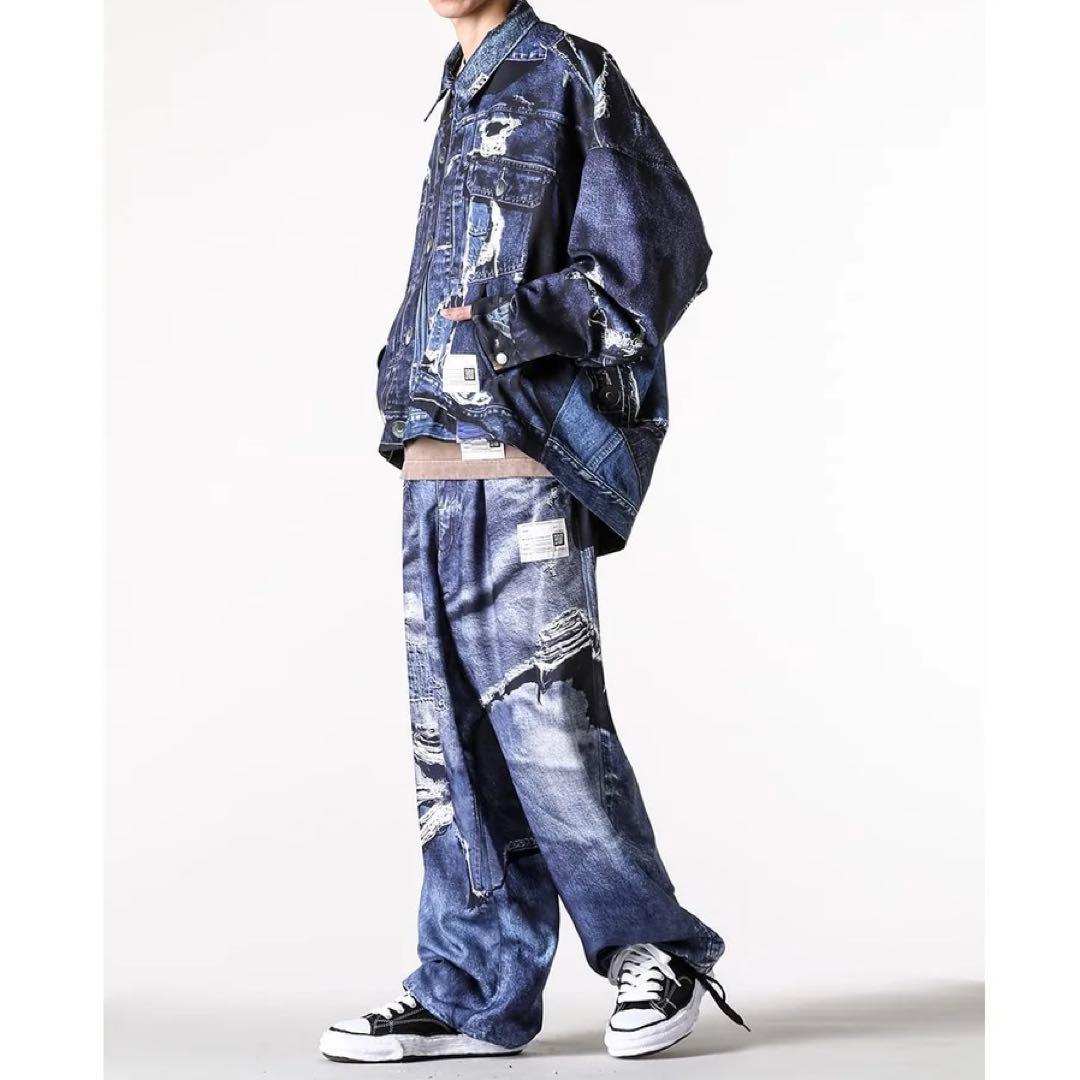 ✴︎希少✴︎ メゾンミハラヤスヒロ × T.A.T.A 転写 デニム ジャケット