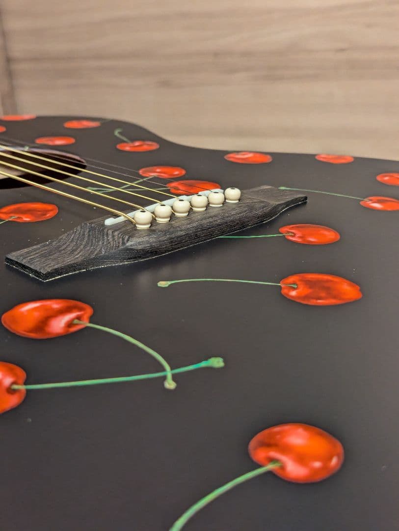 EIKISM Nagi Guitars Cherry Ebony エレアコ