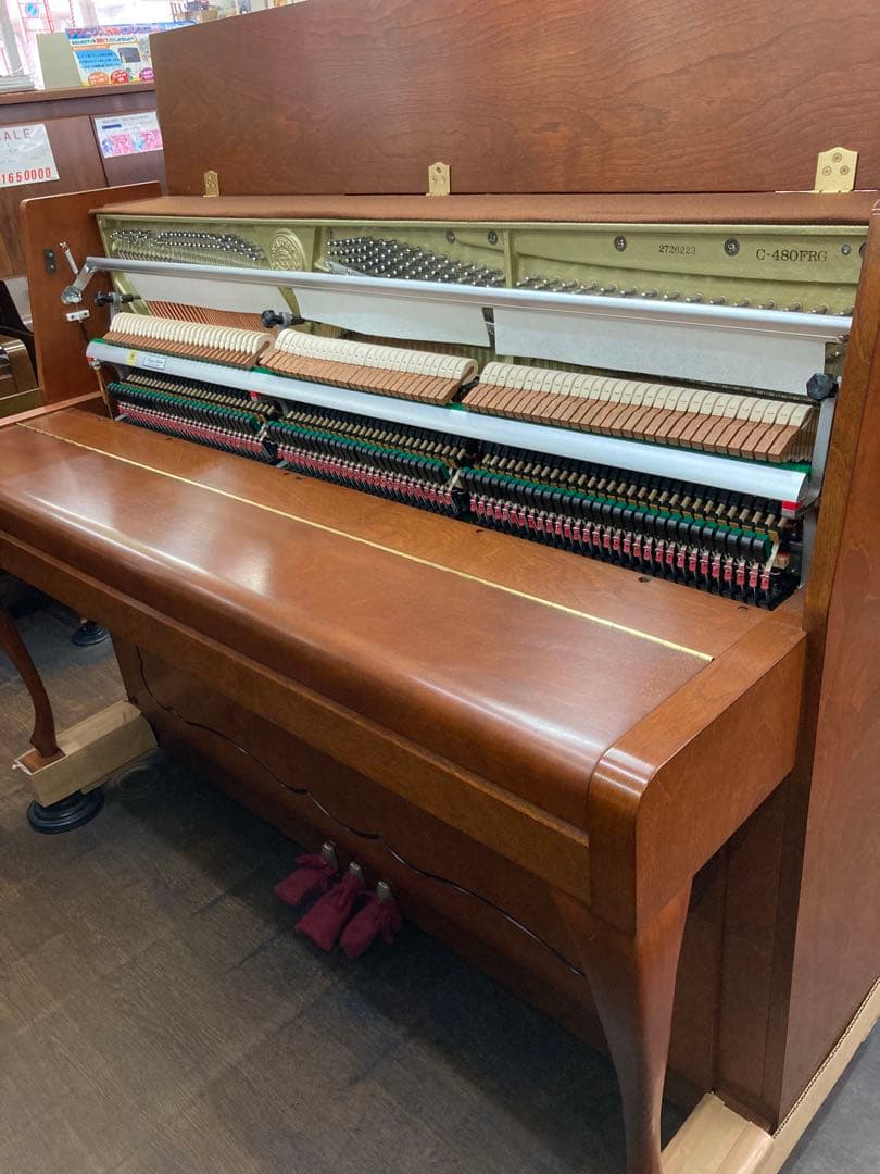 新品、カワイピアノC480F、人気の高級ヨーロピアン、ベストセラーモデル♪