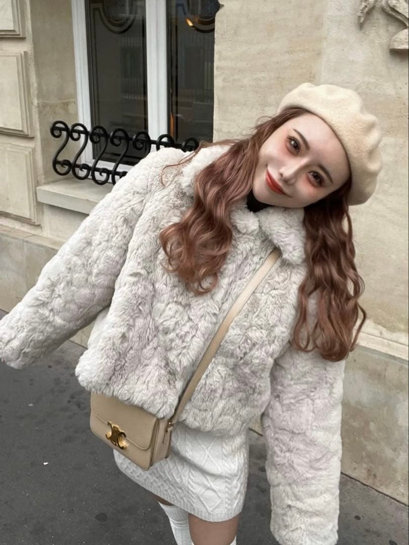 ゆ*か様 Treat Ürself ファーコート beige