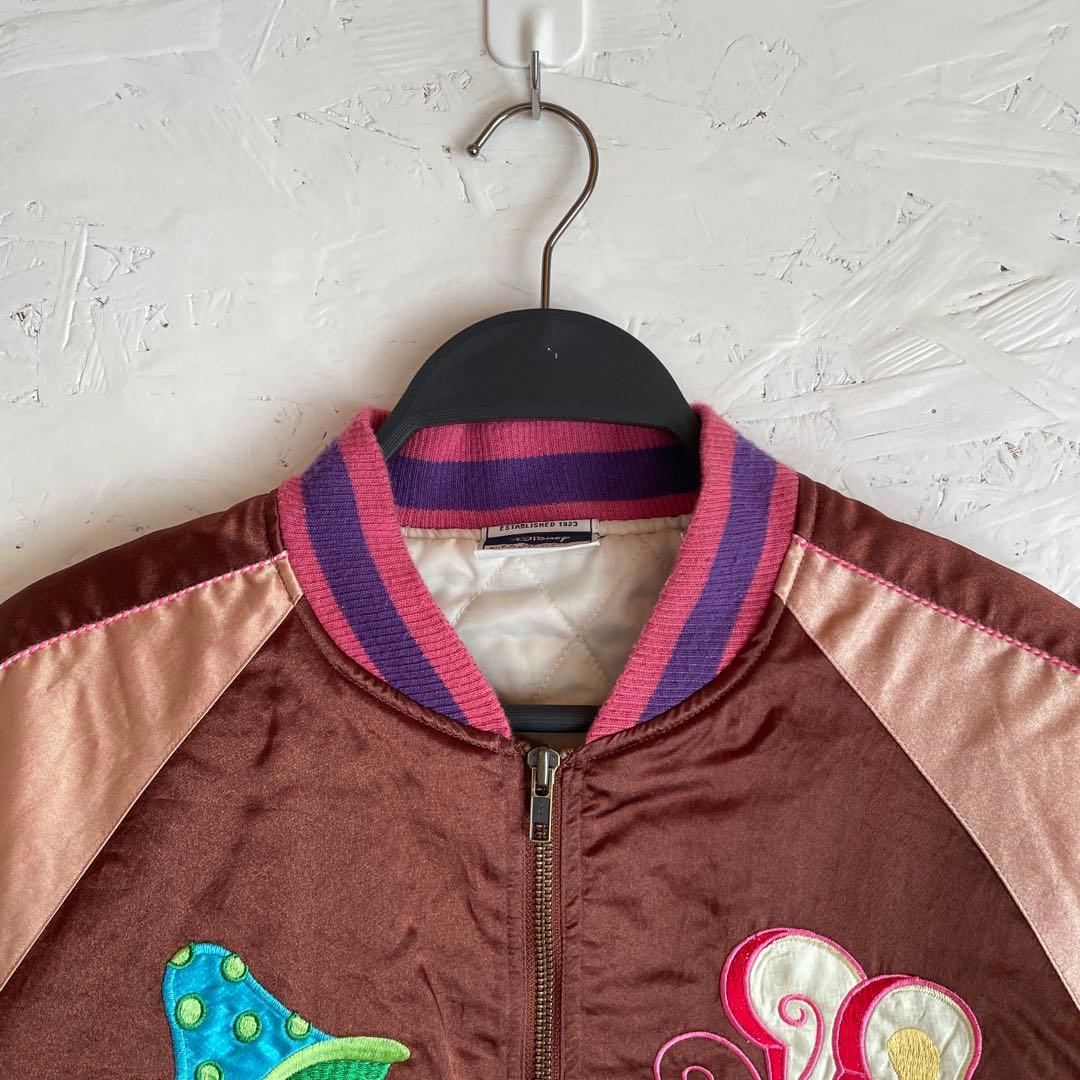 古着Vintage【Disney】アリスインワンダーランド　スカジャンブルゾンL