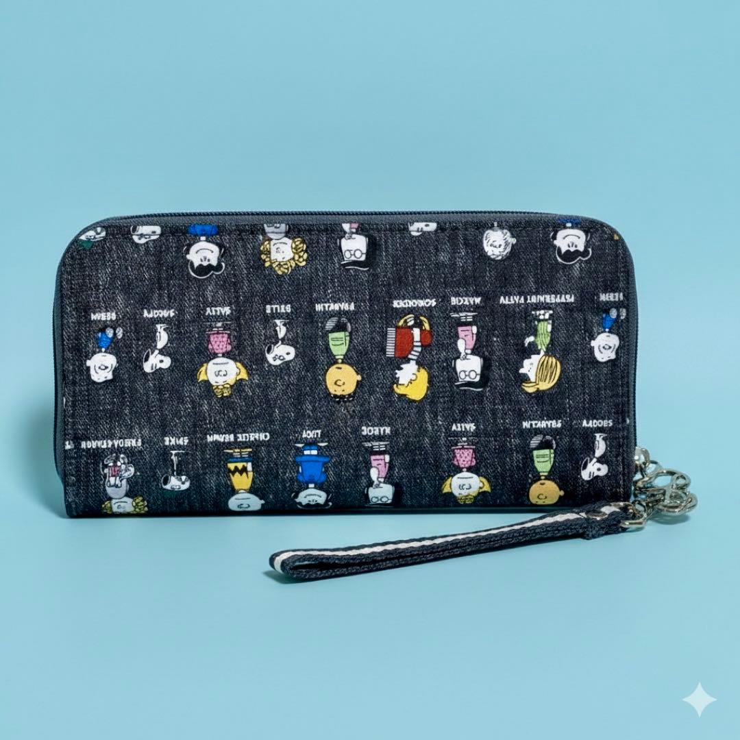 レスポートサック　ピーナッツオールスター　70周年 長財布