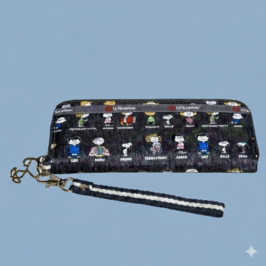 レスポートサック　ピーナッツオールスター　70周年 長財布