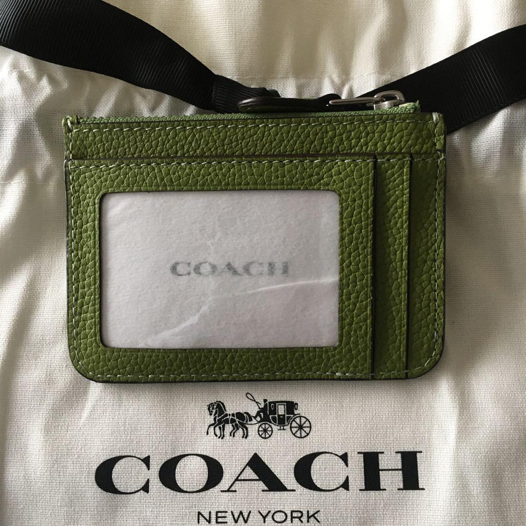 新品　コーチ COACH 定価15,400円 レザー スキニー ID 財布