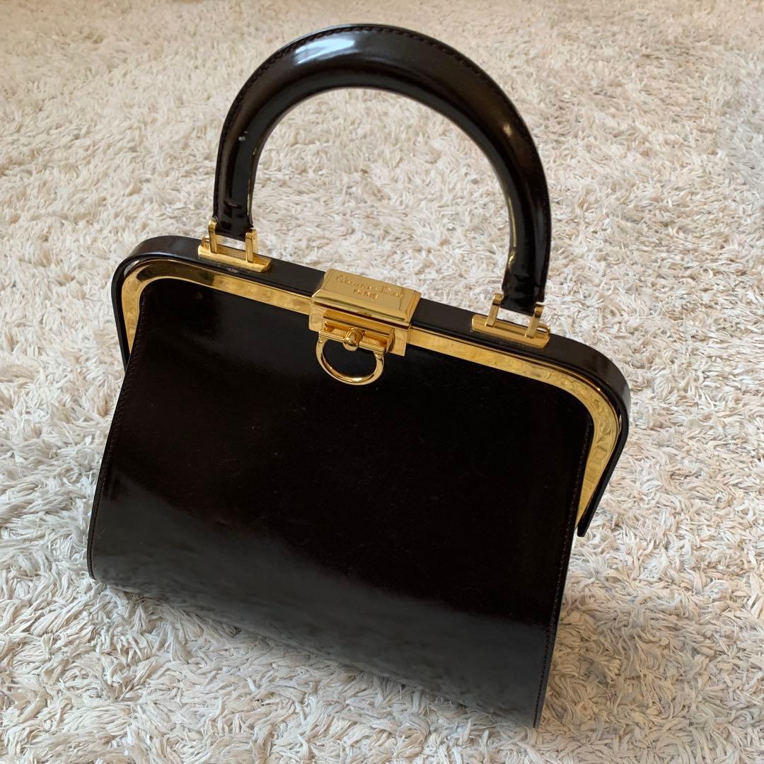 Christian Dior ブラックパーティーバッグ