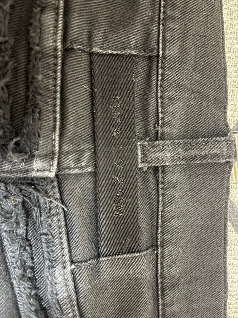 1017 ALYX 9sm×blackmeans クラッシュデニムパンツ