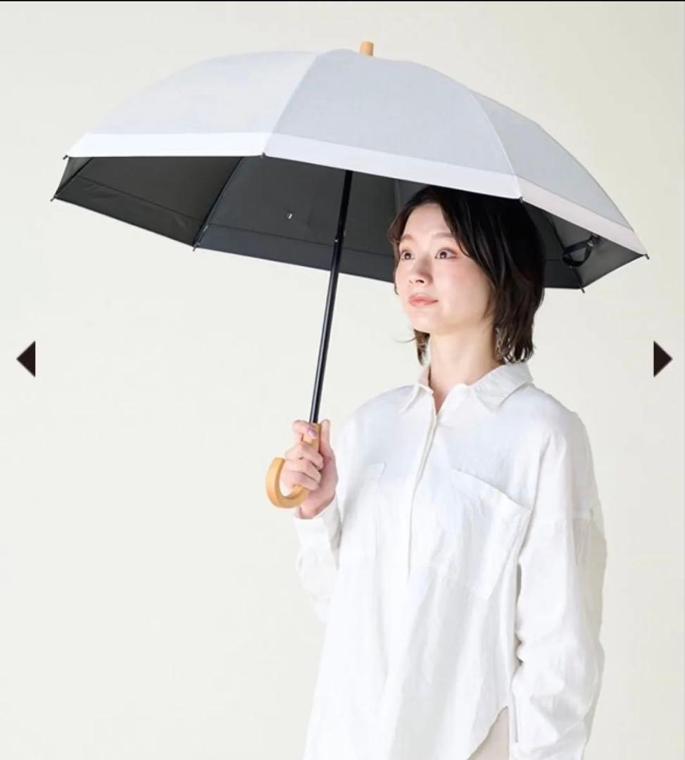 サンバリア100 折りたたみ日傘 2段折 コンビmoku