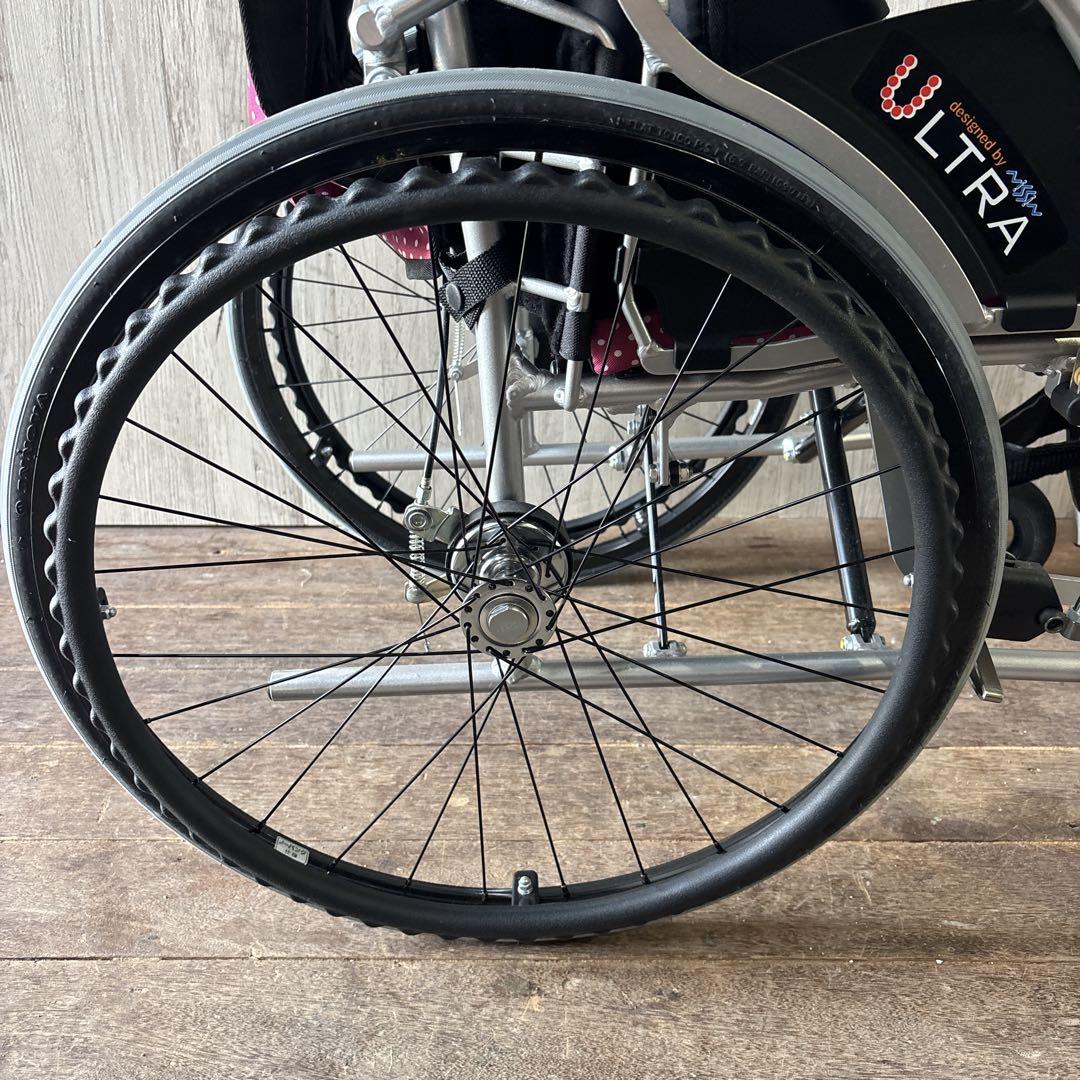 日進医療器 自走式車椅子 多機能 ULTRA 車いす NA-U2W 女性用