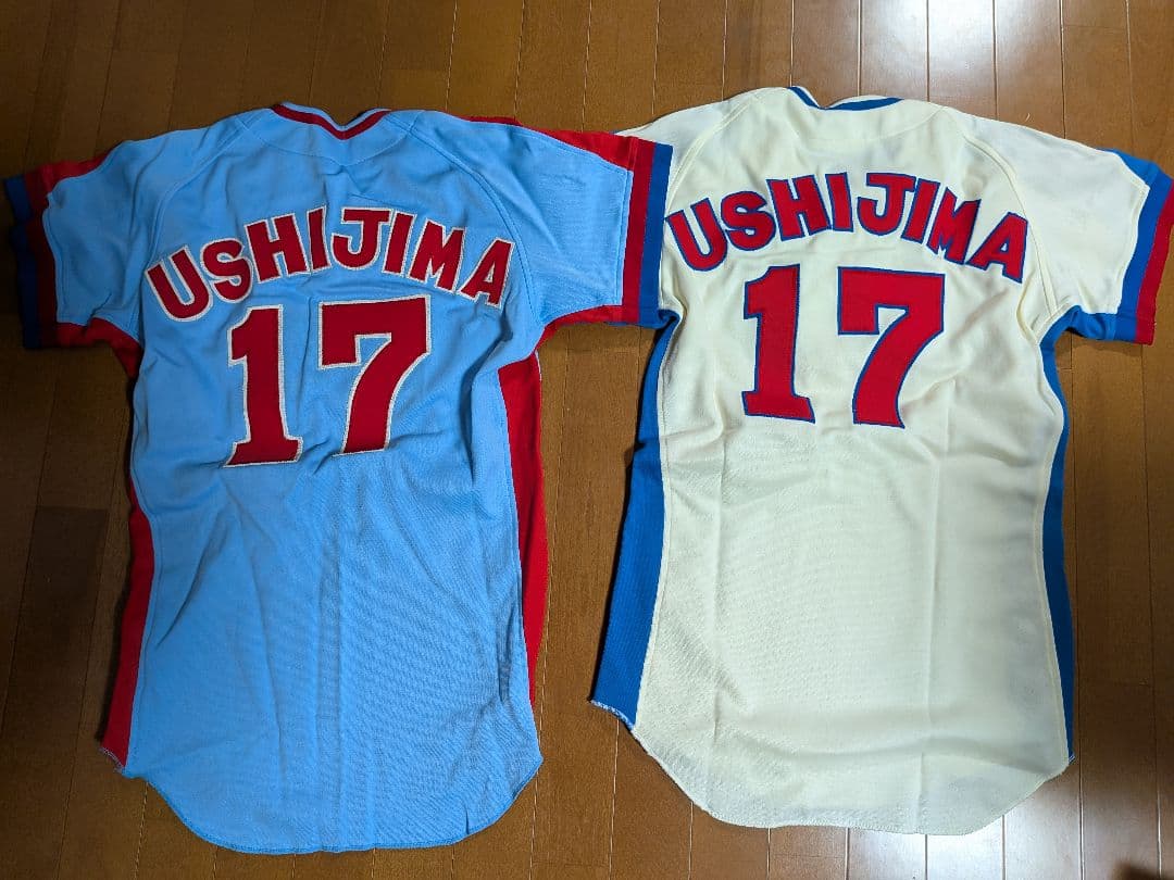 【美品】中日ドラゴンズ ユニフォーム 17番 牛島和彦選手 セット売り