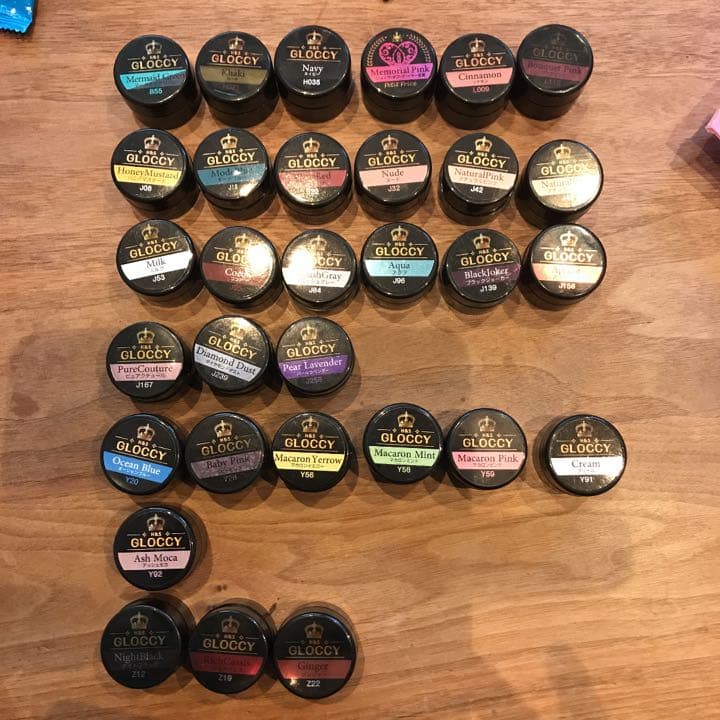 グロッシー】新品　未使用　カラージェルネイル31色セット