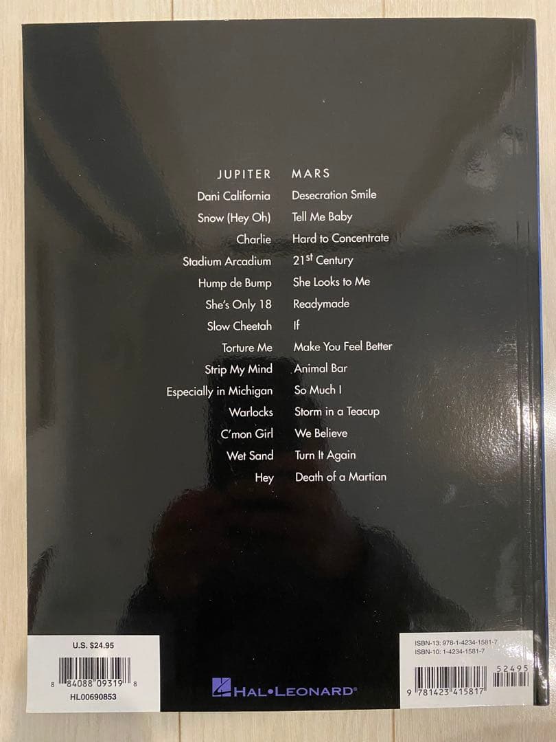 【値下げ・レア】レッチリ・ベース TAB譜StadiumArcadium