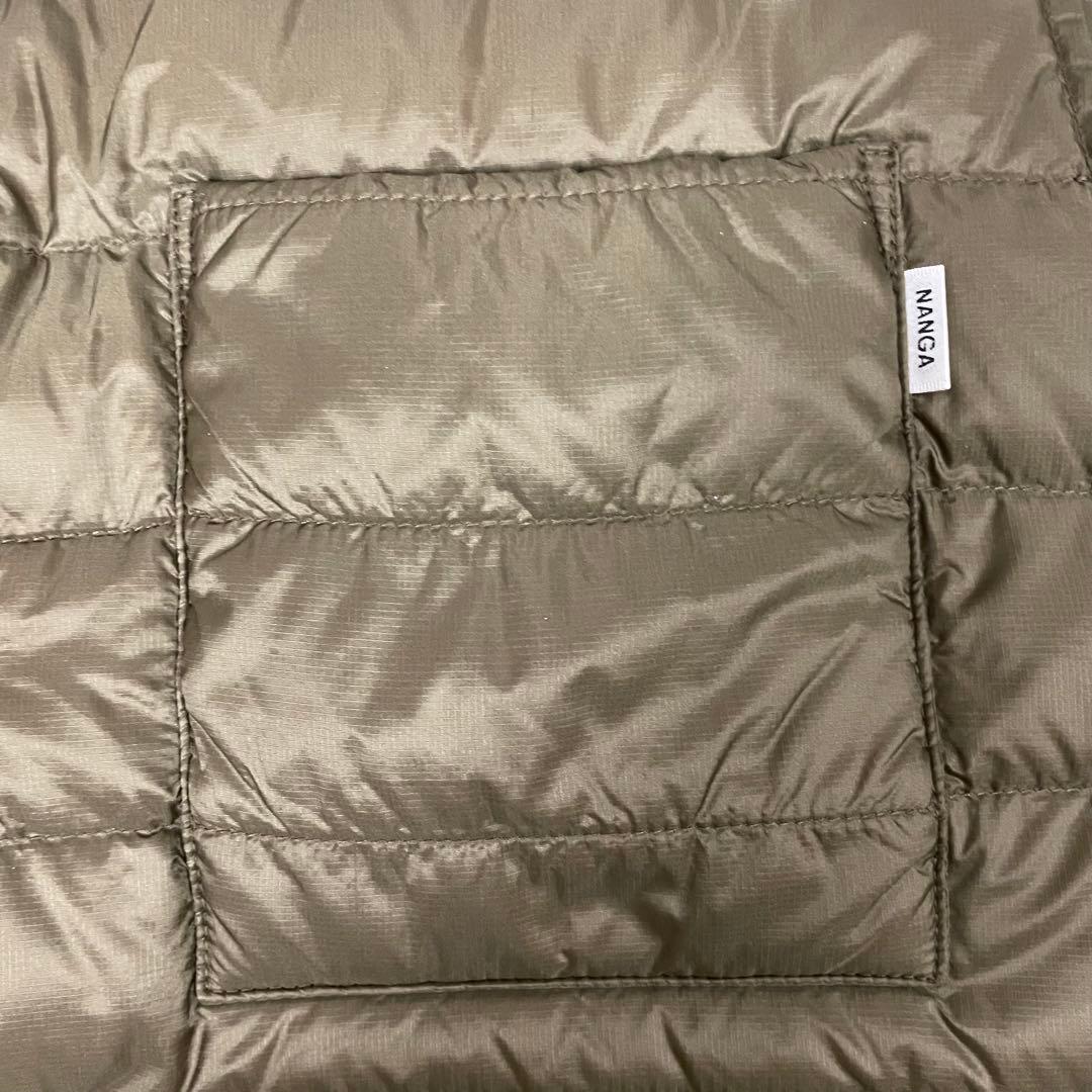 【美品XL】ナンガ インナーダウンベスト カーキ アウトドア