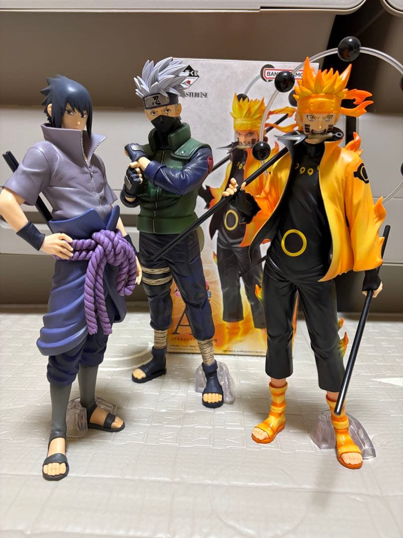 一番くじ NARUTO-ナルト- 火の意志 A賞 B賞 セット ナルトサスケ