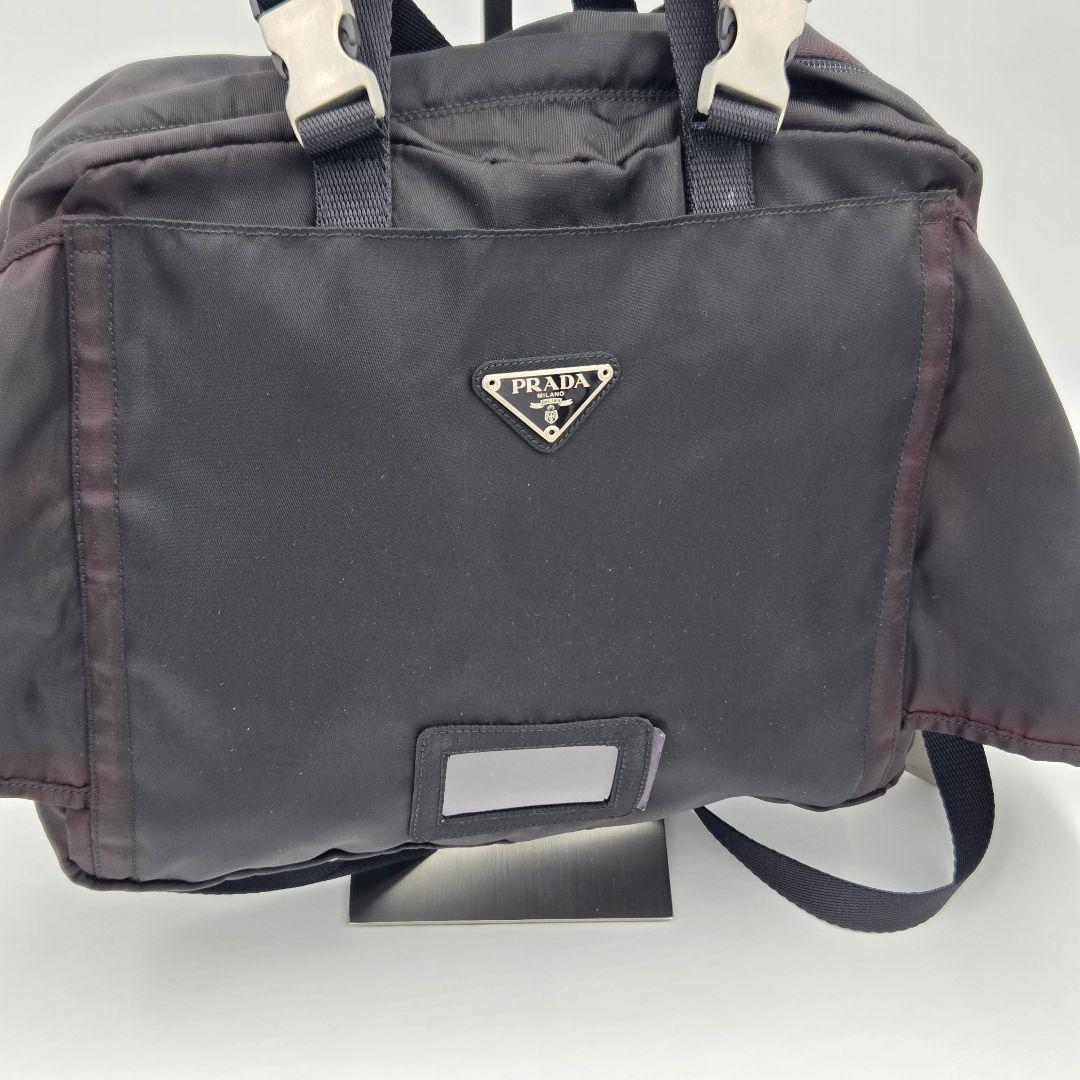 【希少】PRADA V156 3WAY ウエストバッグ リュック ナイロン 黒