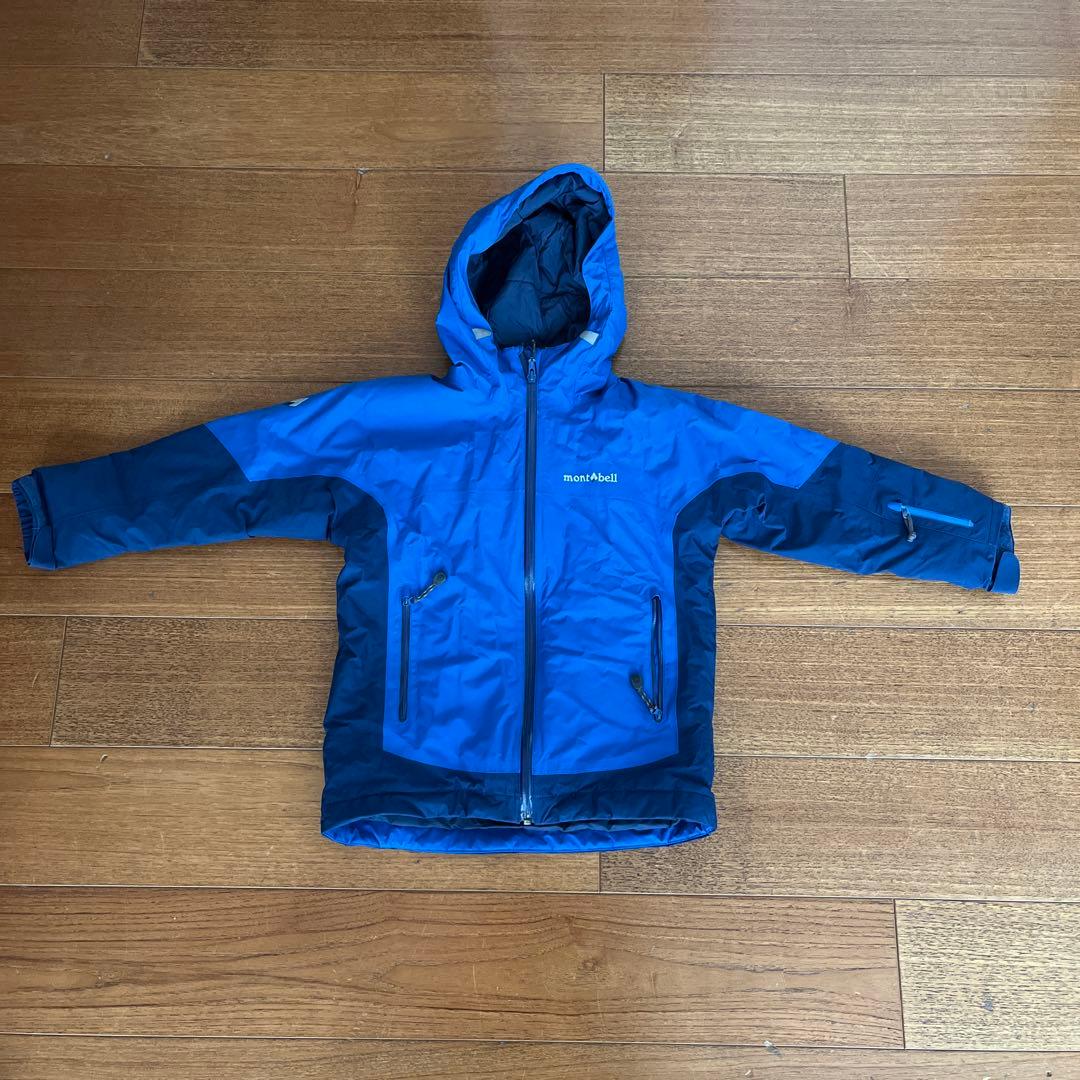 モンベル　スキーウェア　130 パウダーステップジャケット　パウダーライトビブ