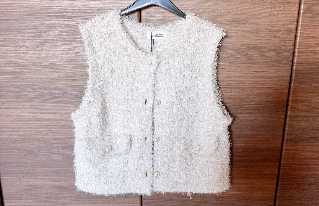 p*0様 【未使用・タグ付き】Arpege story ツイーディーベスト