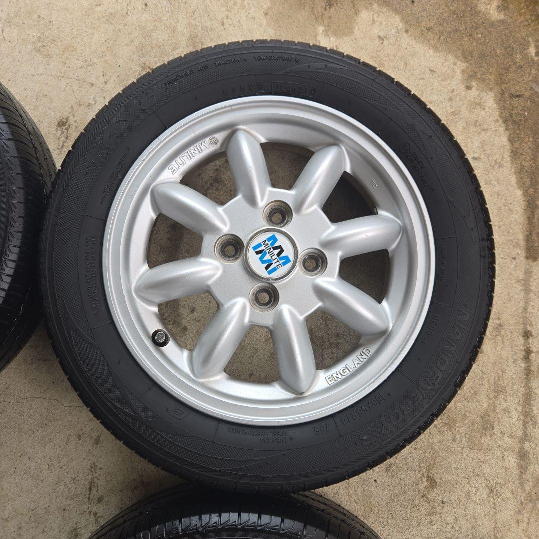 ミニライト　アルミホイールタイヤセット　155/65/14　軽自動車