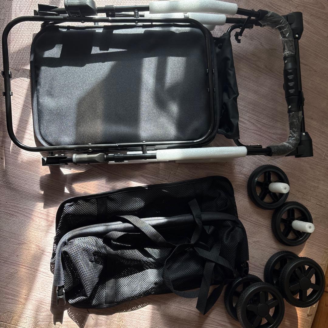 【新品未使用】ワンタッチショッピングカート