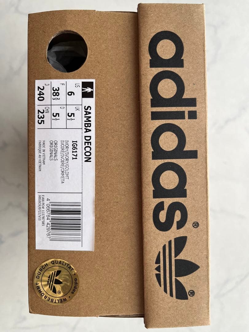 adidas サンバ DECON ホワイト 24.0cm