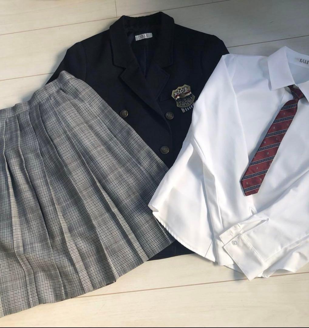 150 女の子　卒服　フォーマル　卒業式　受験　制服　セレモニー　リボン付