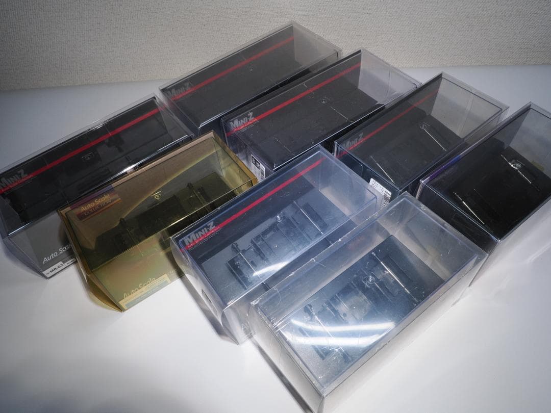 京商 ミニッツ MINI-Z ASC ケース8個セット※全てダミーシャーシ付