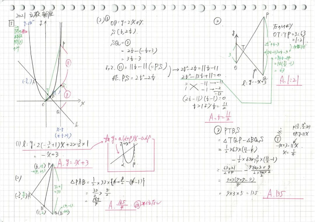 塾講師オリジナル数学解説 立教新座2015-24高校入試 全問動画付