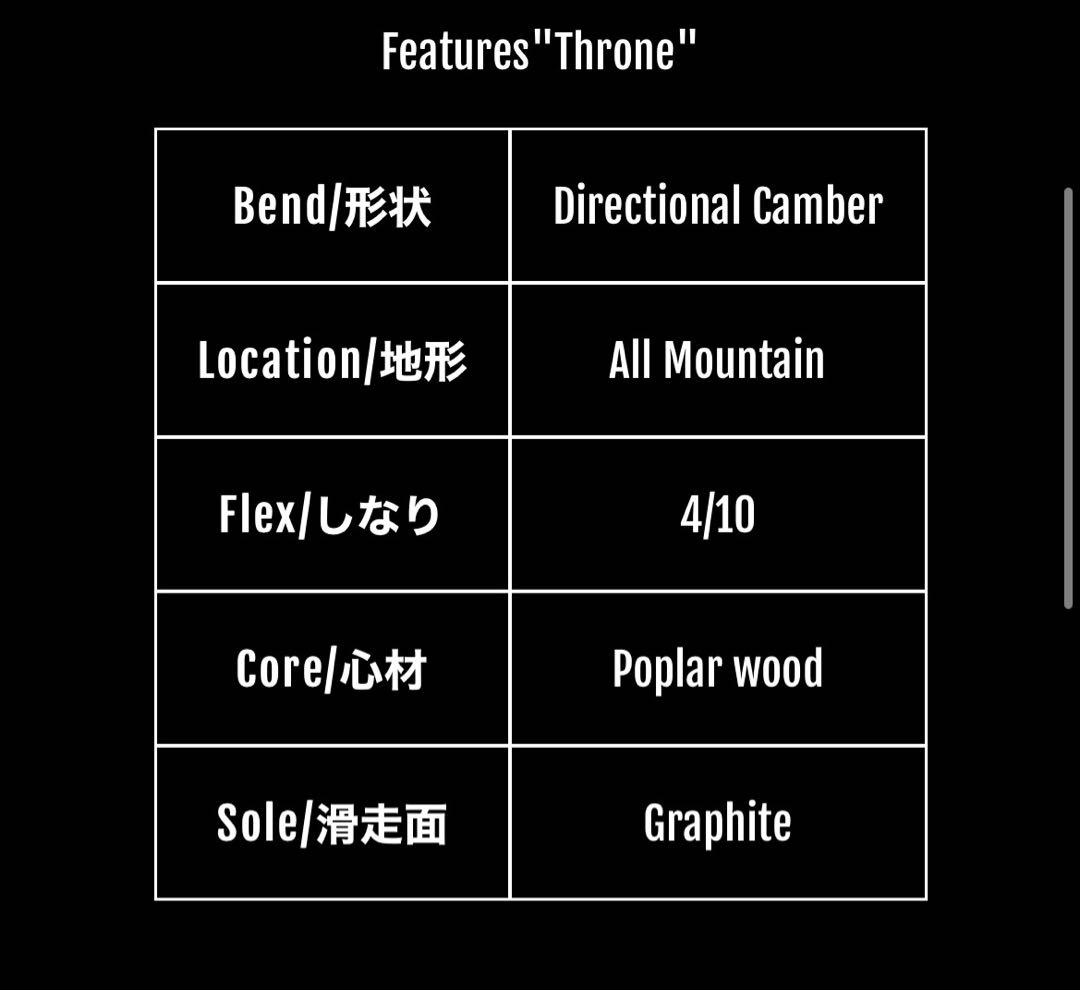 スノーボード 22-23 Lehman Stick \"Throne\" 145