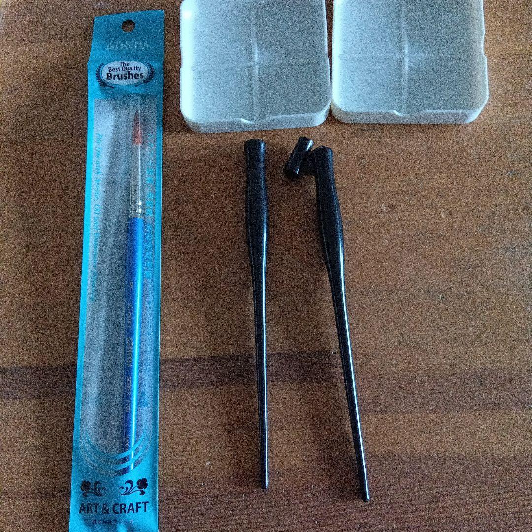 カリグラフィー 書籍と用紙、器材一式セット