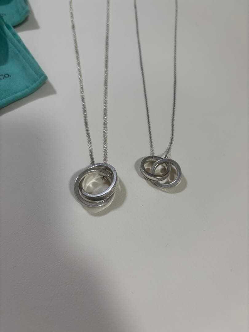 Tiffany & Co. 1837インターロッキングサークルネックレス ペア