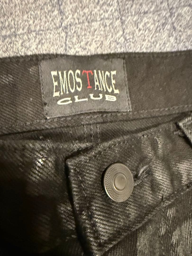 パンツ EMOSTANCE CLUB coated carpenter jeans