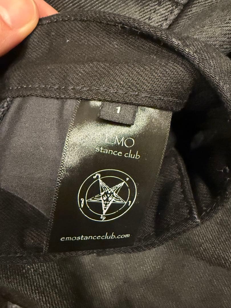 パンツ EMOSTANCE CLUB coated carpenter jeans