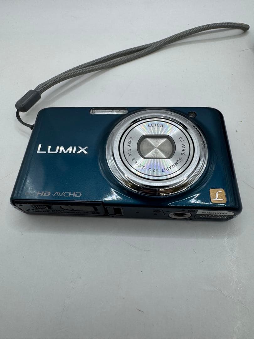 Panasonic LUMIX DMC-FX77 ブルー デジタルカメラ