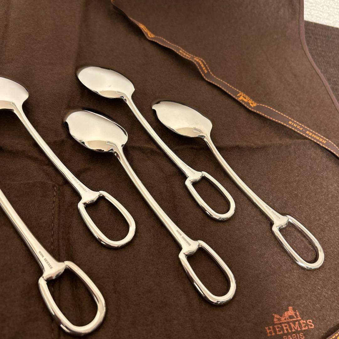 エルメス　アトラージュ　カトラリー　デザートスプーン