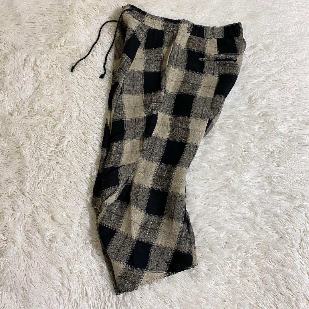 美品　LUMEN ET UMBRA リネン　サルエルパンツ　46 メンズ　リフト