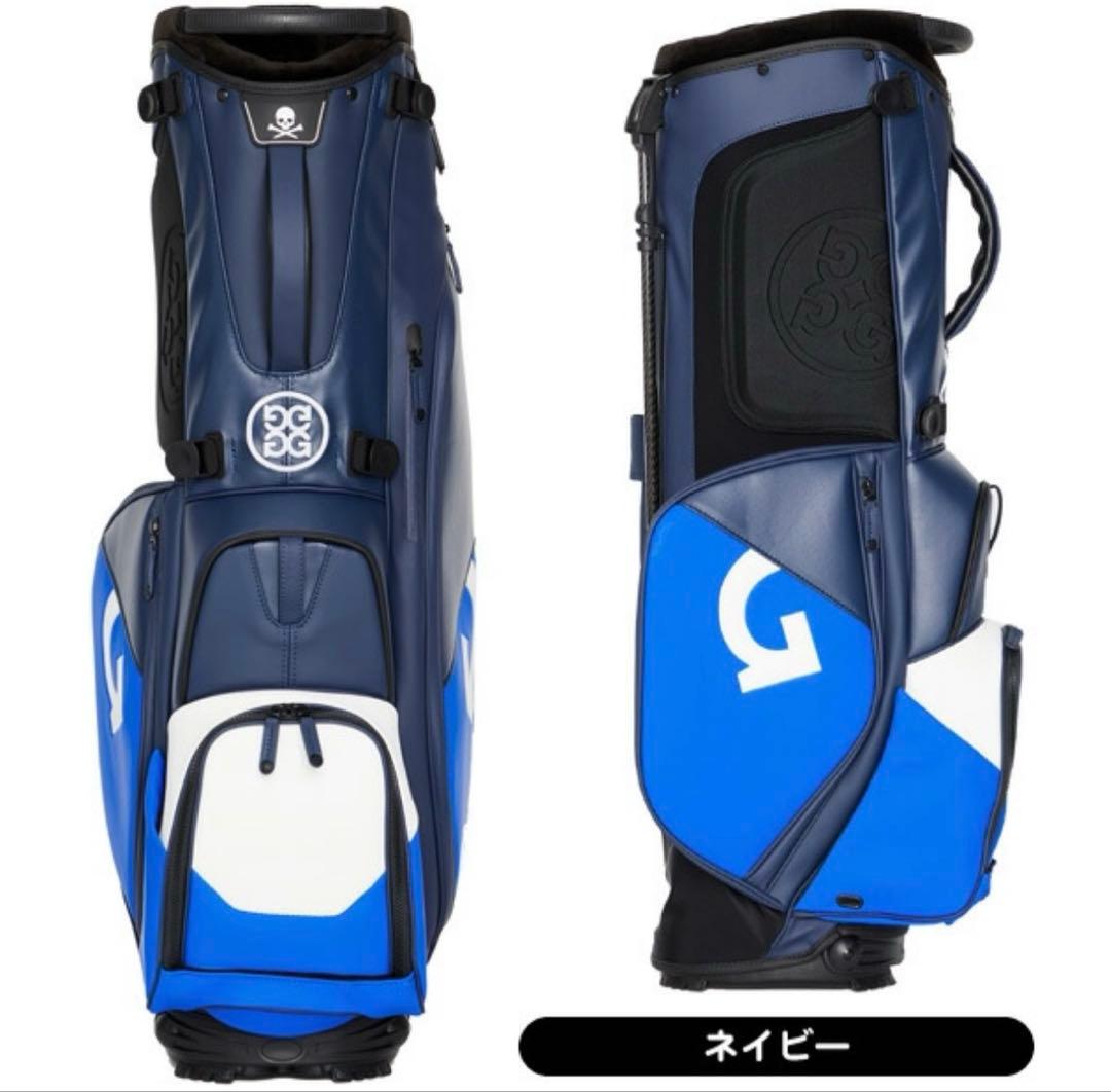 f*0様 Vessel ジーフォア　コラボ　ゴルフバッグ スタンド付き 青黒　G