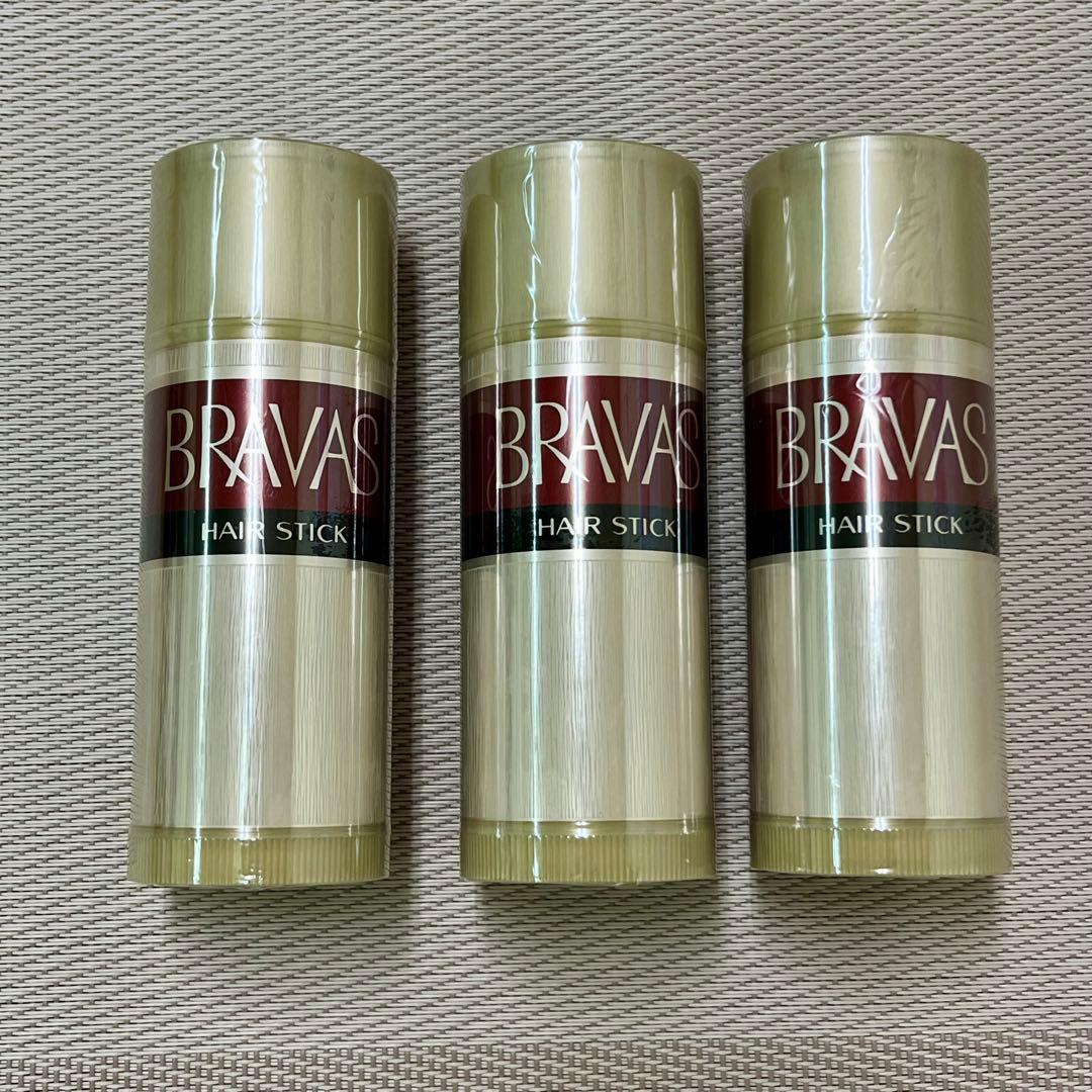 BRAVAS HAIR STICKブラバス ヘアスチック 60g３本 新品未開封