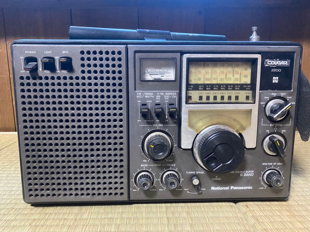 National Panasonic Cougar 2000 ラジオ　ジャンク