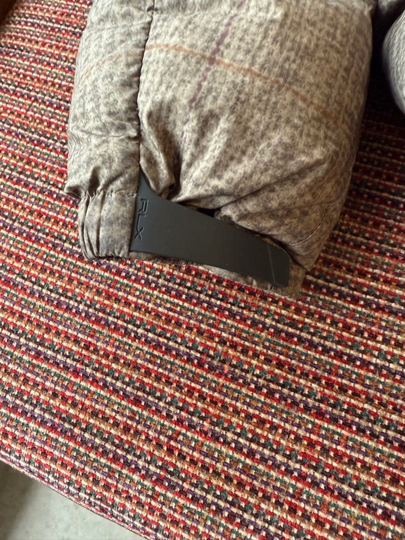 ラルフローレン　RLX ダウン　チェック　カーキ　オリー730FP