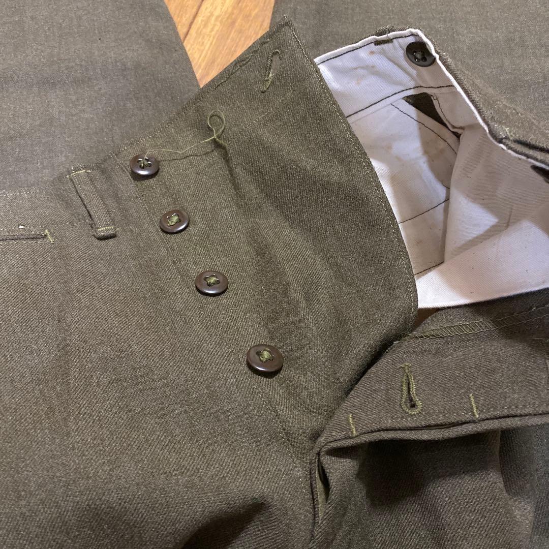e*n様 40sM-44wooltrousersウールスラックス US ARMY