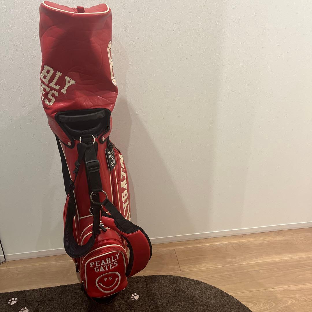 PEARLY GATES キャディバッグ 89 レッド