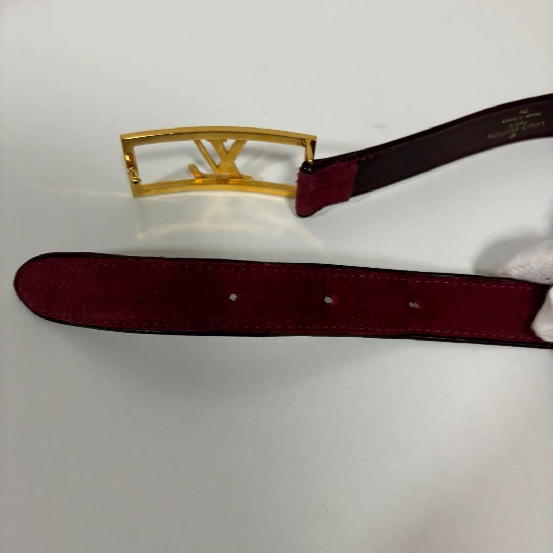 LOUIS VUITTON ルイヴィトン サンチュール ベルト ボルドー 小物