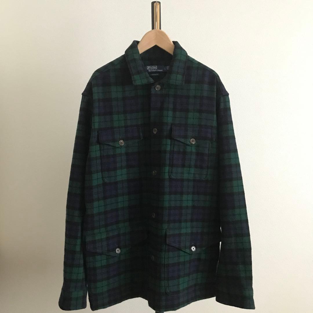 ジャケット・アウター Polo by Ralph Lauren WOOL SHIRT JACKET