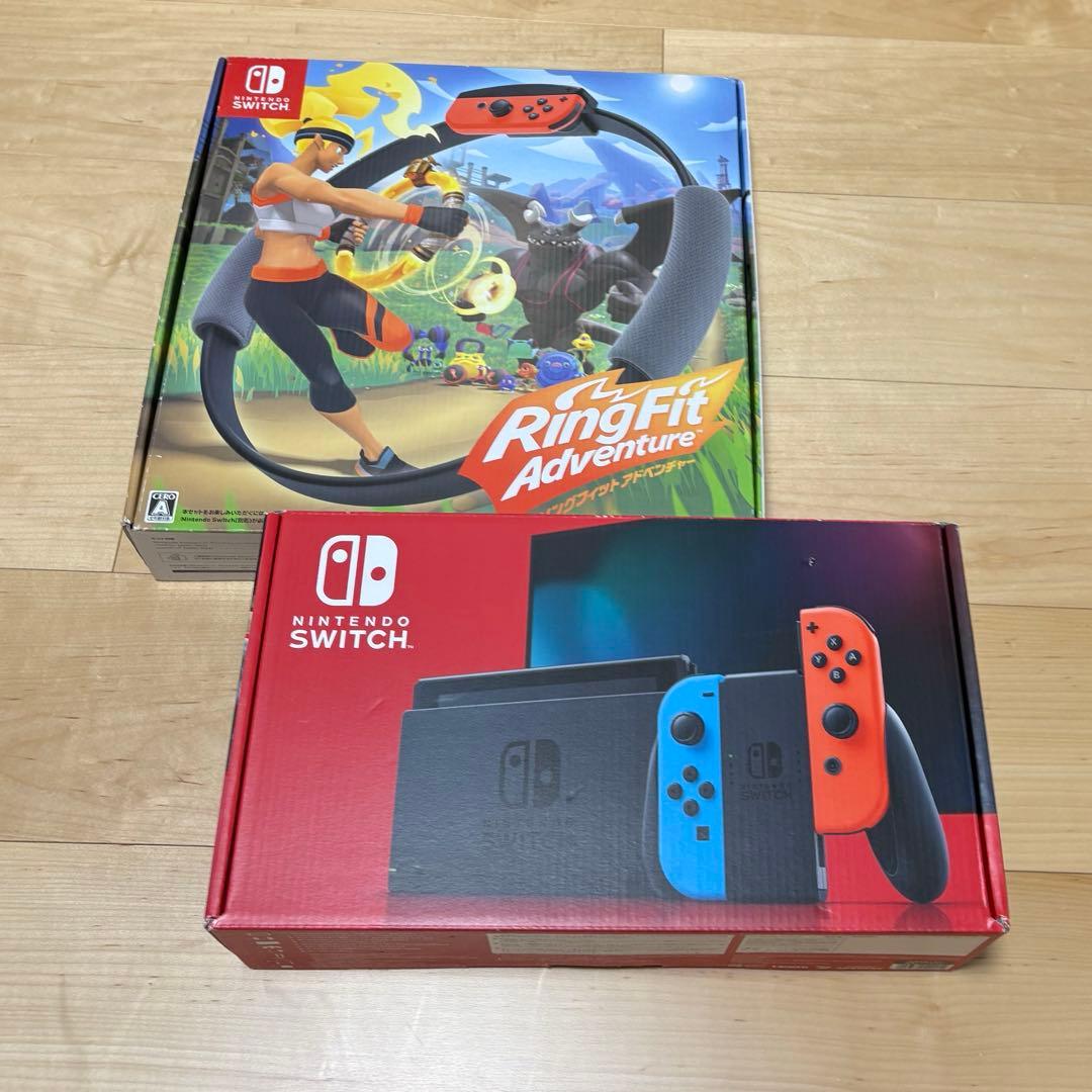 新品未使用！　任天堂 Nintendo Switch 本体&リングフィット