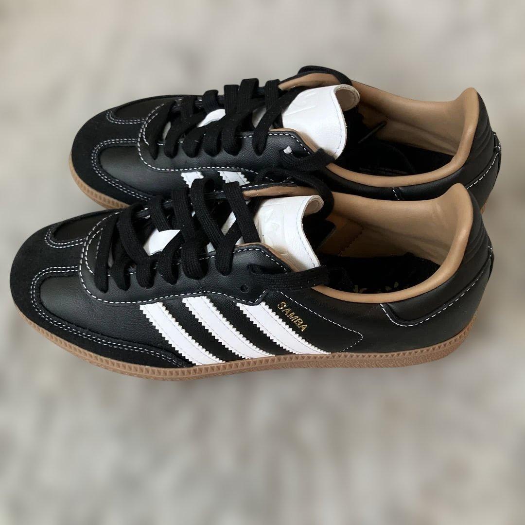 adidas SAMBA OG FORアダム　エロぺ　 ブラック￼24センチ
