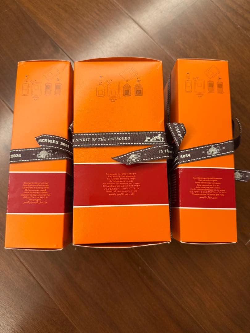 最終値下 新品★HERMES オードゥ ルバーブ エカルラット バスアメティ6点