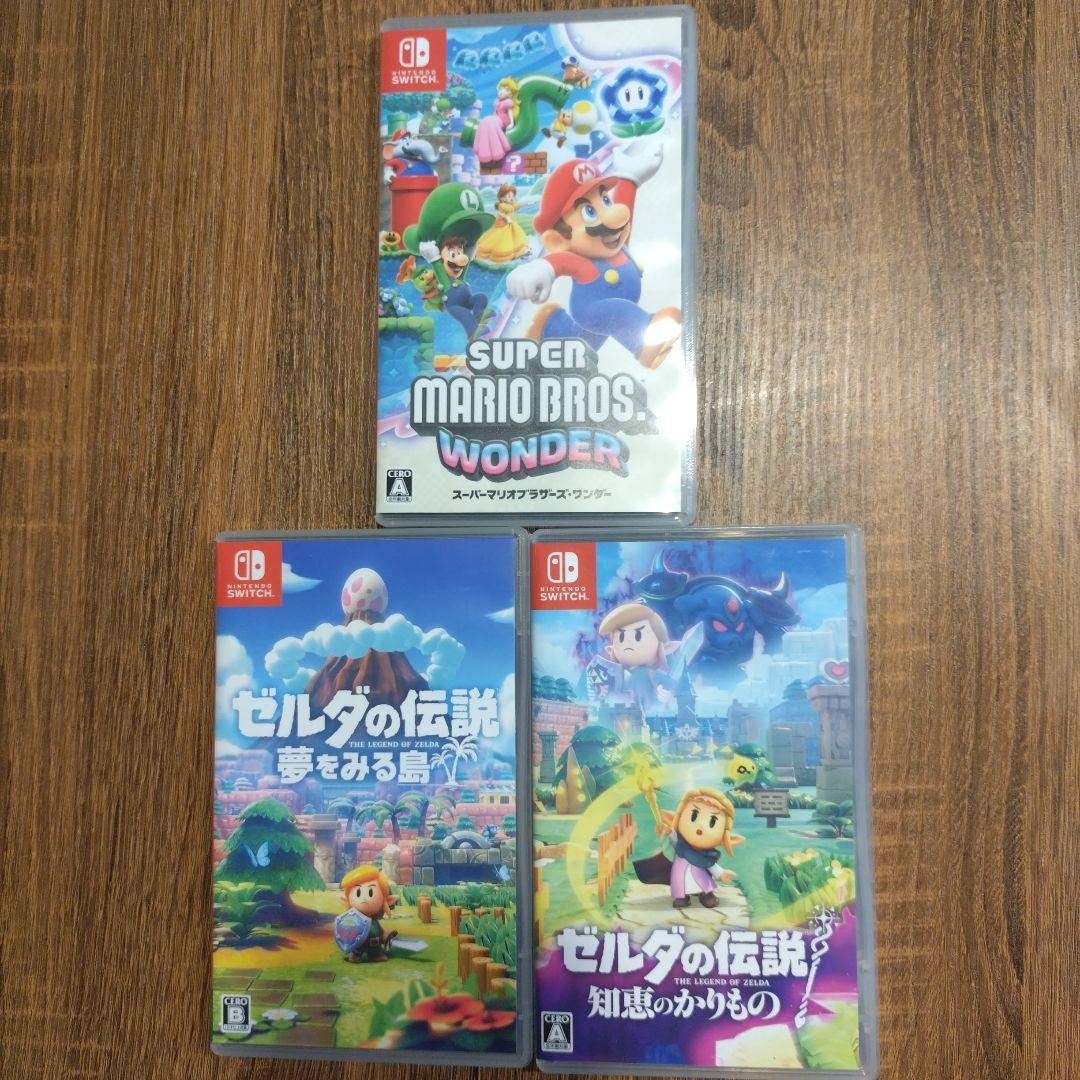 スーパーマリオブラザーズ ワンダー & ゼルダの伝説 3本セット