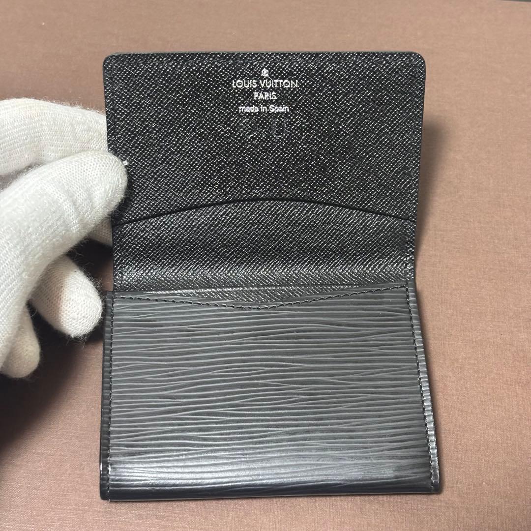LOUIS VUITTON エピ 名刺入れ ブラック アンヴェロップ カード入れ